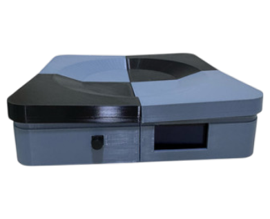 3D-printed food scale enclosure with an OLED display